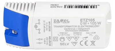 Obrázok produktu pre Transformátor pre MR16 ZAMEL ETZ105 (0-105W)