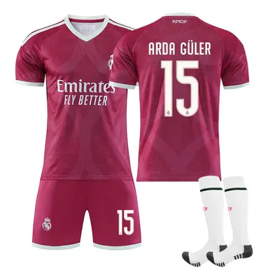 Produktbild von #15 ARDA GULER Real Madrid away game,26-27 football jersey for Kids and Adults SIZE:24