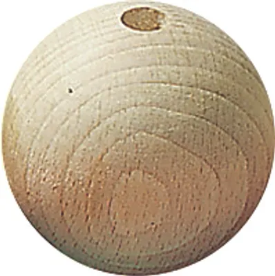 Produktbild von Rohholzkugel 35 mm natur VE=5x8 Stück