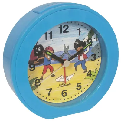 Produktbild von Atlanta 1998/5 Wecker für Kinder Quarz analog PIRATEN Kinderwecker blau