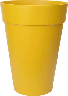 Produktbild von elho® Loft Pflanzgefäß Urban 35 hoch Ockergelb Ø 34 cm - Kunststoff