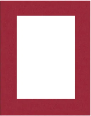 Produktbild von HNFD Passepartout 20 x 25 cm, 13 x 18 cm, Kardinalrot