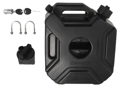 Productafbeelding van Zwarte Jerrycan van 5 Liter voor stofopslag
