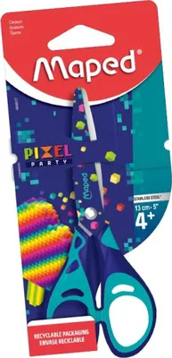 Imagen del producto de maped 464917 maped Kinderschere PIXEL PARTY violett 13,0 cm
