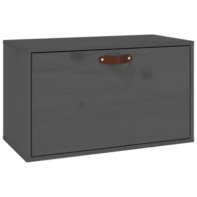 Immagine prodotto di vidaXL Armadio a muro grigio 60x30x35 cm in legno di pino massiccio