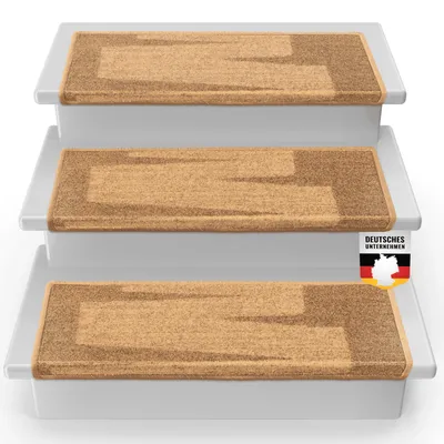 Produktbild von Stufenmatte Via Veneto Stufenteppich für Innenbereiche Beige Rechteckig