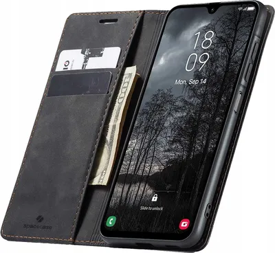 Image de SPACECASE Etui portefeuille pour Galaxy A26 Noir