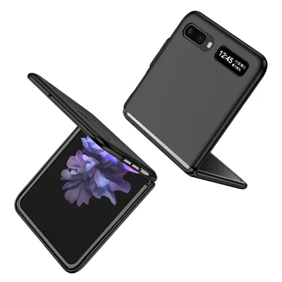 Immagine prodotto di Samsung Galaxy Z Flip Case, Custodia rigida in PC antigraffio per Samsung Galaxy Z Flip 5G Nero