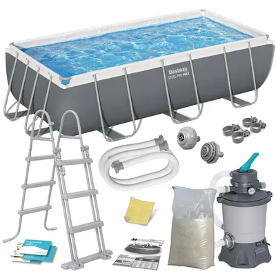 Produktbild von Rahmen-Gartenpool 404 x 201 x 100 cm 11 in 1 Bestway 56442