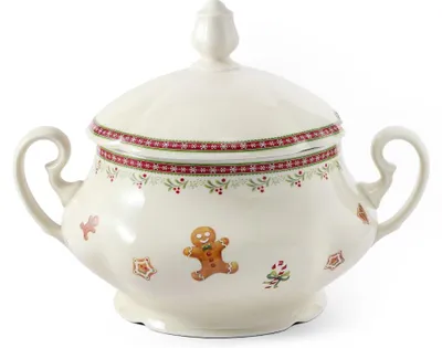 Produktbild von Suppenschüssel, 2,5 l, Lebkuchen, Weihnachtsporzellan, Leander