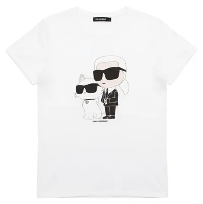 Produktbild von Karl Lagerfeld - T-Shirt für Damen NA400 (XL) (Weiß)