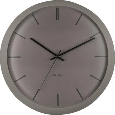 Produktbild von Karlsson - Wanduhr Nirvana Globe - Dunkelgrau - Ø40cm