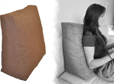 Obrázek produktu pro Relaxační polštář - hnědý melír