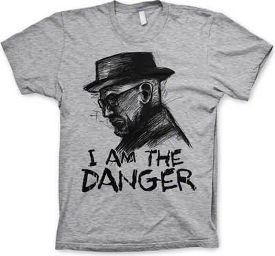 Produktbild von I Am The Danger T-Shirt - XX-Large - Heather-Grey