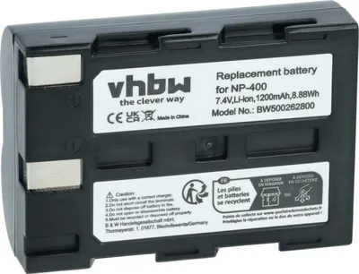 Produktbild von vhbw Akku Ersatz für Sigma BP-21 für Kamera (1200 mAh, 7,2 V, Li-Ion)