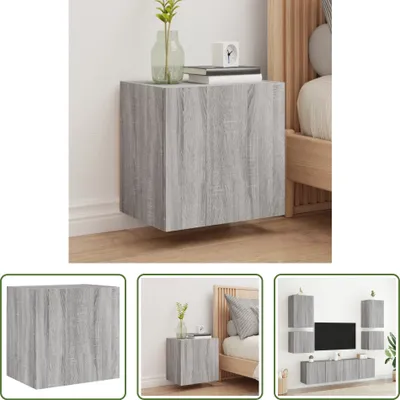 Produktbild von The Living Store TV-Wandschrank Grau Sonoma 40,5x30x40 cm Holzwerkstoff