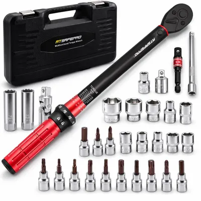 Drehmomentschlüssel-Set 3/8", 31-teilig, 5-60 Nm