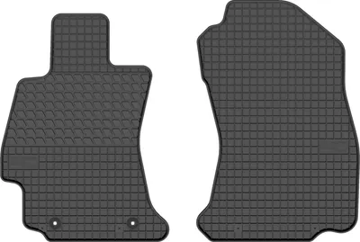 Image de Tapis avant en caoutchouc pour Subaru Forester IV 2012-2018 (SUV) – 2 pièces, noirs, sur mesure