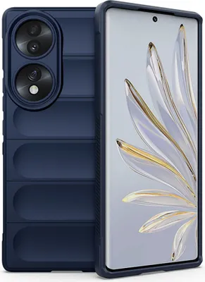Produktbild von Honor 70 Hülle, Weich TPU Silikon Stossfest Anti-rutsch Schutzhülle für Honor 70 Dunkelblau