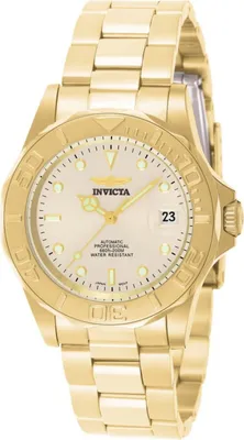 Immagine prodotto di Invicta Pro Diver 9010 Orologio da Donna - Movimento Automatico - Acciaio Inossidabile con Quadrante Dorato - 40 mm