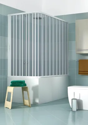 Produktbild von Galassia 70x150 cm Badewannenaufsatz PVC Seitenfalttür — 1 Tür, Italy