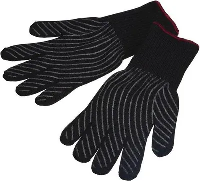 Produktbild von Famanu Ofenhandschuhe hitzebeständig - Silikon - Schwarz