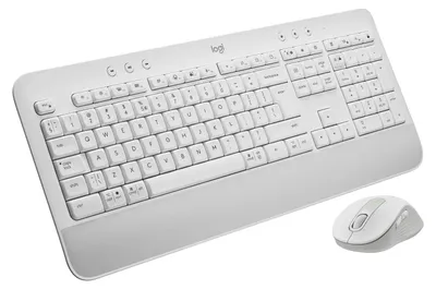 Image de Logitech Signature MK650 Combo for Business - Ensemble clavier et souris - sans fil - Bluetooth LE - QWERTY - tchèque - blanc cassé