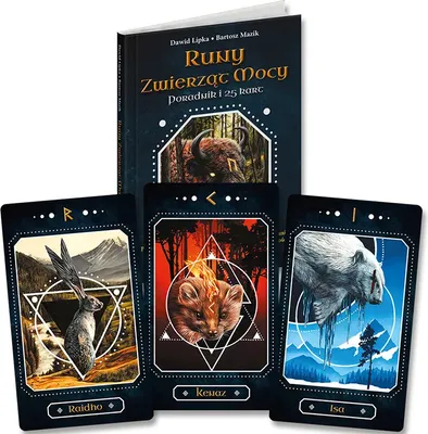 Zdjęcie produktu dla Runy Zwierząt Mocy. Poradnik i 25 kart