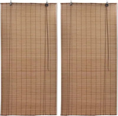 Obrázek produktu pro Maison Exclusive – Bambusové rolety, 2 ks, 100 × 160 cm, hnědé