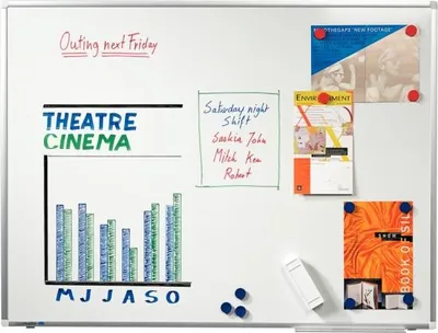 Produktbild von Legamaster PREMIUM PLUS Whiteboard 60x90cm, 882 x 582 mm, Emaille, Horizontal / Vertikal, Fixed, Magnetisch, Anti-Kratz-Beschichtung