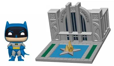 Obrázok produktu pre Funko POP DC Towns: Batman 80th - Hall of Justice w/Batman