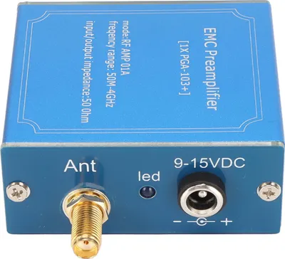 Obrázek produktu pro Nízkošumový zesilovací modul 50M?4GHz širokopásmový Plug and Play DC 9?15V modul LNA s vysokým ziskem pro komunikační systém