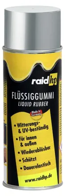 Productafbeelding van Raid HP vloeibare rubber, 400 ml, spuitfolie, velgfolie. Duurzaam elastische rubbercoating