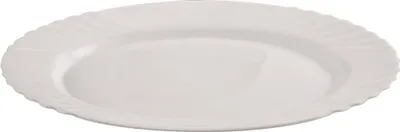 Produktbild von ORION Servierplatte aus Glas in WEISS oval Servierteller 36x26,5 cm
