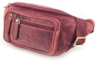 Zdjęcie produktu dla Nerka skórzana vintage dla mężczyzny i kobiety czarna regulowana