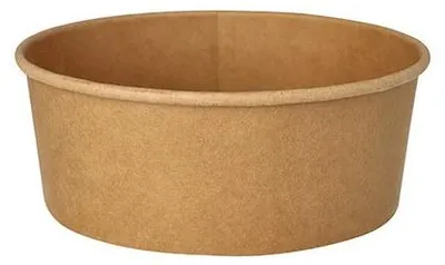 Produktbild von Salatschalen, Pappe rund 1300 ml Ø 18,4 cm · 7 cm braun