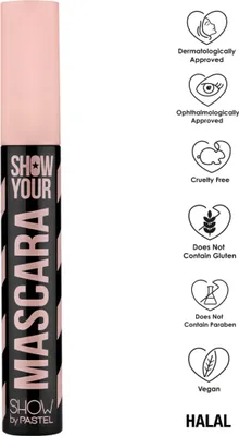 Produktbild von PASTEL Show By Pastel Mascara - Schwarz, 1 Stück