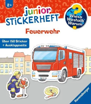 Produktbild von Wieso? Weshalb? Warum? junior Stickerheft - Feuerwehr