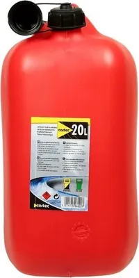 Produktbild von CARTEC 506022 Reservekanister Benzinkanister Dieselkanister Plastik 20L Rot