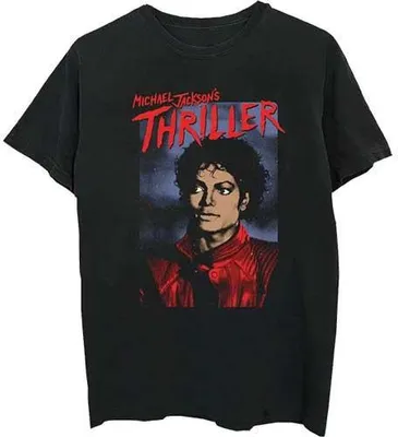 Produktbild von Michael Jackson - "Thriller" T-Shirt für Herren/Damen Uni RO2286 (L) (Schwarz)