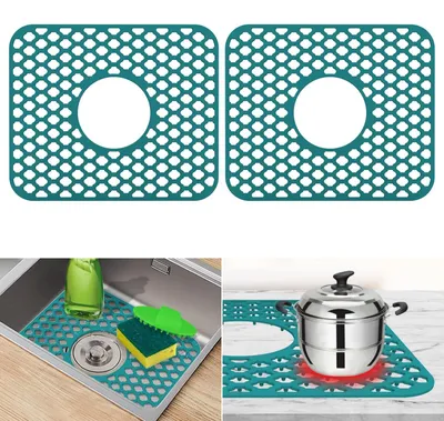 Produktbild von Omgoods – Silikon-Spülmatte für die Küche, 34 x 29 cm