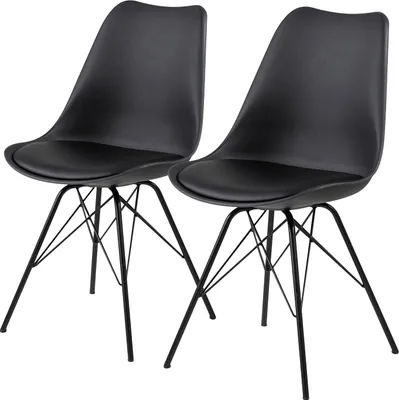 Produktbild von home24 Esszimmerstuhl-Set - Metall / Kunstleder