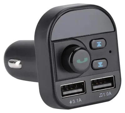 Bluetooth Auto FM-Transmitter, Freisprecheinrichtung, Doppel-USB, MP3-Player