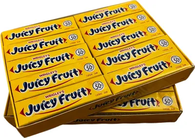 Produktbild von Žvýkačky Wrigley's Juicy Fruit 200 kusů (40x5 proužků)
