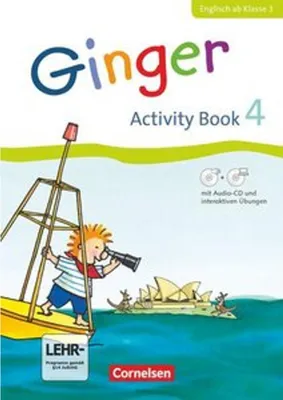 Obrázek produktu pro Ginger - Allgemeine Ausgabe Activity Book 4. Ab Klasse 3. Mit interaktiven Übungen online