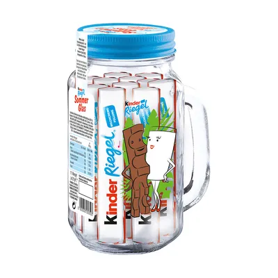 Produktbild von kinder Riegel Retro Sommerglas 11 Schokoriegel 620g 2er Pack
