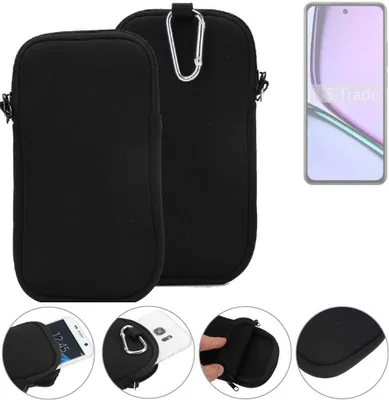 Produktbild von K-S-Trade Neopren-Hülle Handyhülle kompatibel mit Realme 12 Lite Schutzhülle Neoprenhülle Sleeve Schutz-Hülle Gürtel Tasche Case Holster