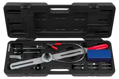Obrázek produktu pro KS TOOLS Zweimassenschwungrad Prüfwerkzeug mit Winkelgradscheibe und Messuhr 150