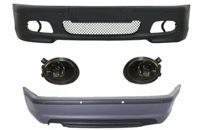 Produktbild von Bodykit do BMW 3 E46 1998-2004 zderzak PDC światła przeciwmgielne dym M-Technik look