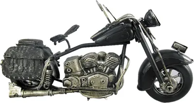 Produktbild von Motorrad Blechmodell 20 cm Dekoration Retro